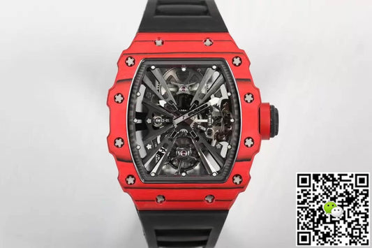 Richard Mille RM12-01 Tourbillon RM Factory Red Case Black Rubber Strap