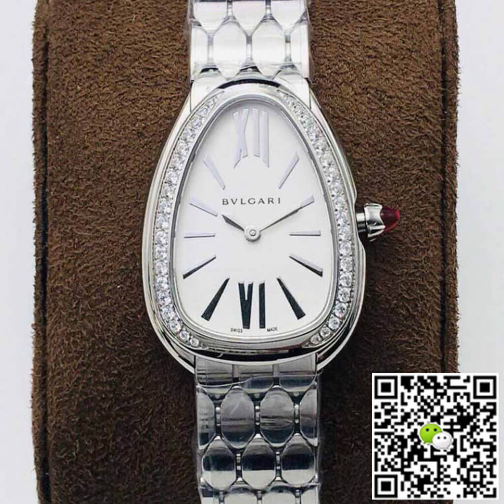Bvlgari Serpenti 103361 BV Factory Silver White Dial