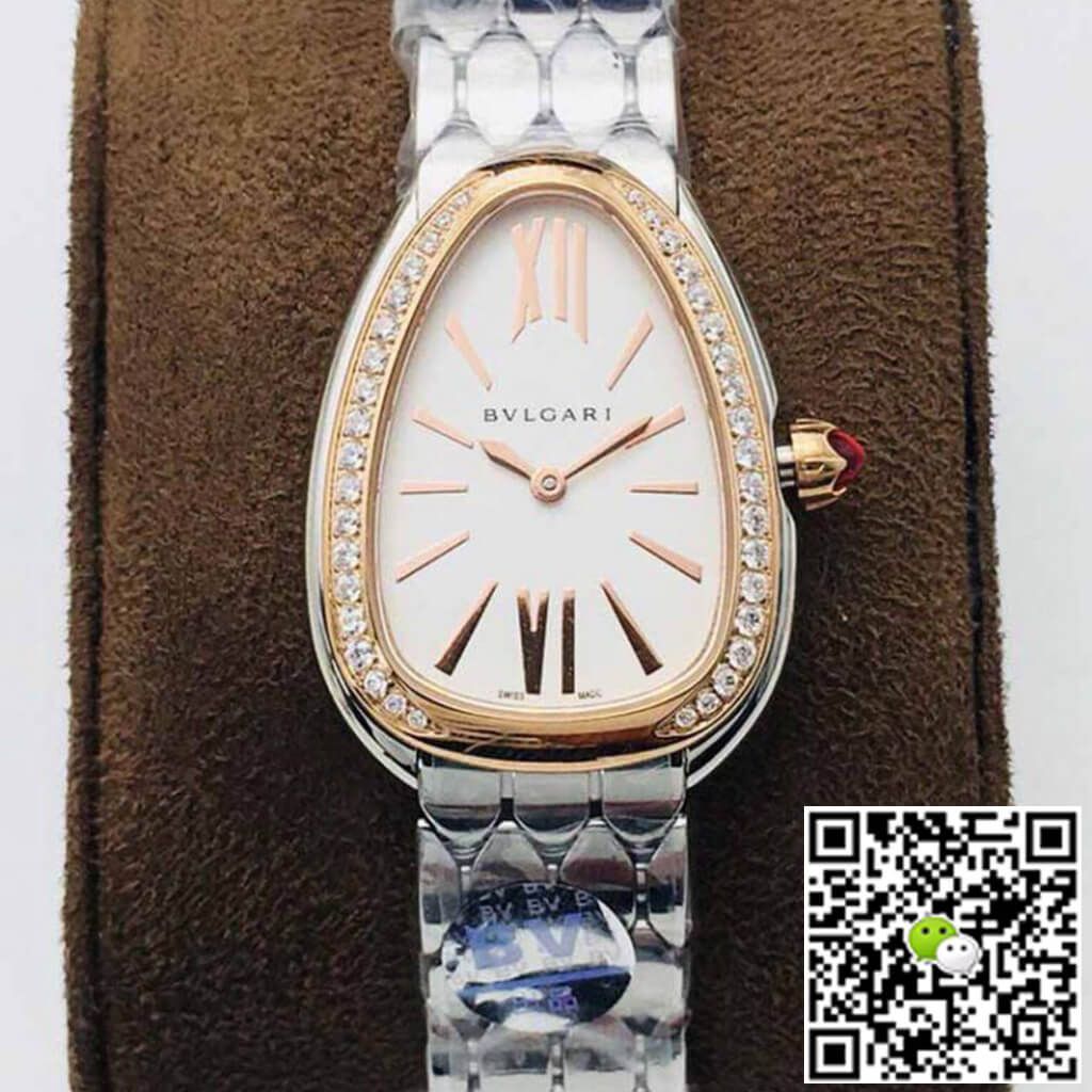 Bvlgari Serpenti 103143 BV Factory Rose Gold Diamond Bezel