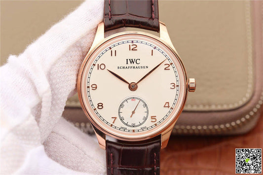 IWC Portuguese IW545409 ZF Factory Rose Gold White Dial