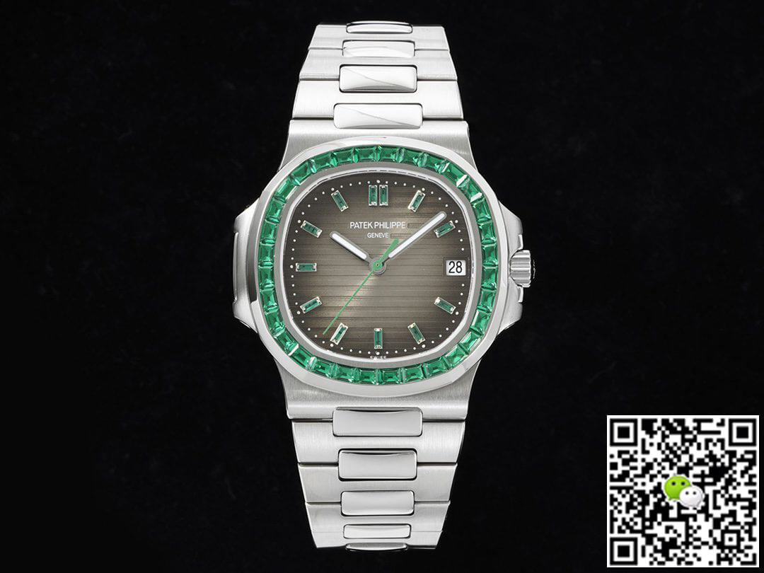 Patek Philippe Nautilus 5711 GR Factory Green Diamond Bezel