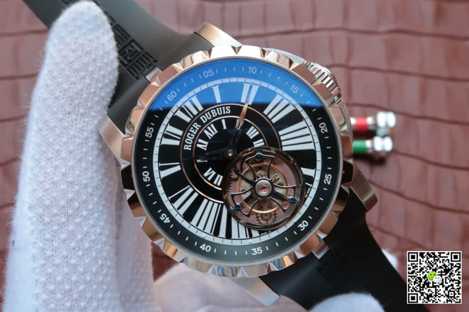 Roger Dubuis Hommage Tourbillon JB Factory Black Dial