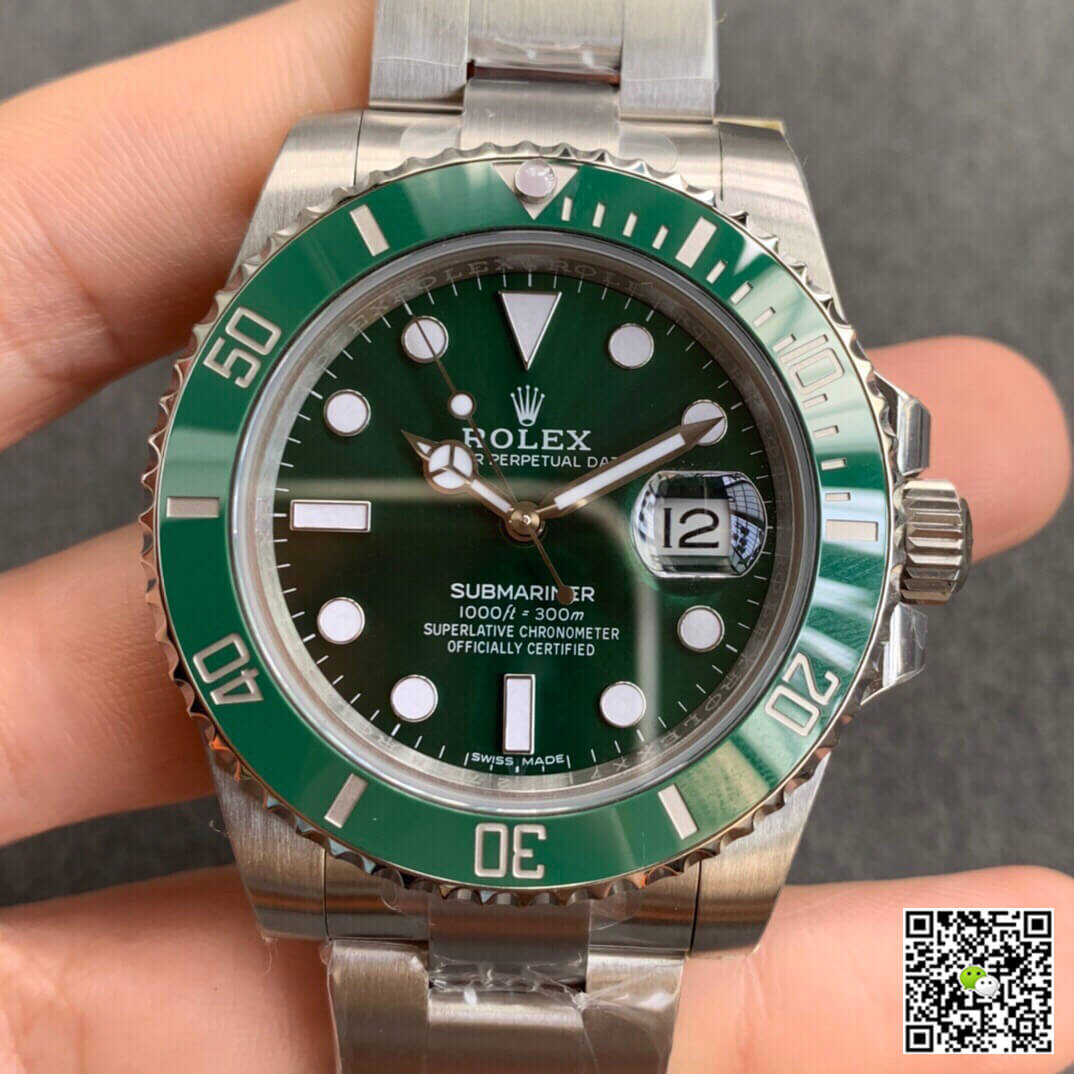 Rolex Submariner 116610LV 40MM ZZ Factory V2S Green Dial