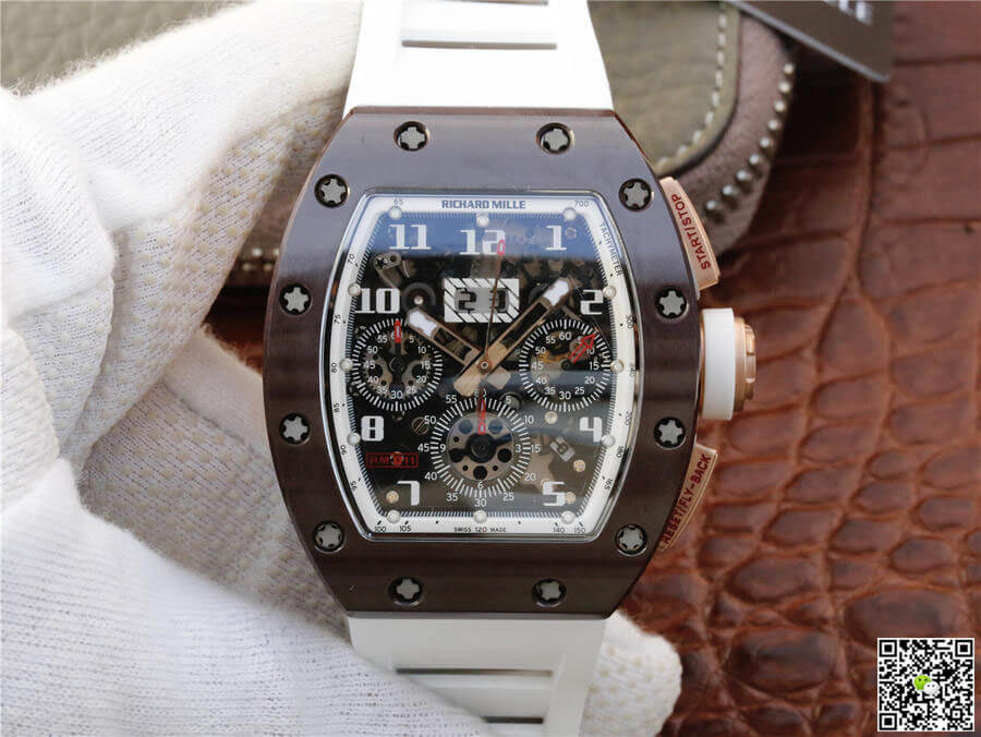 Richard Mille RM011 KV Factory Brown Ceramic Case