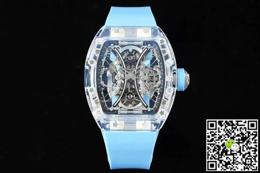 Richard Mille RM053-02 Tourbillon RM Factory Blue Rubber Strap
