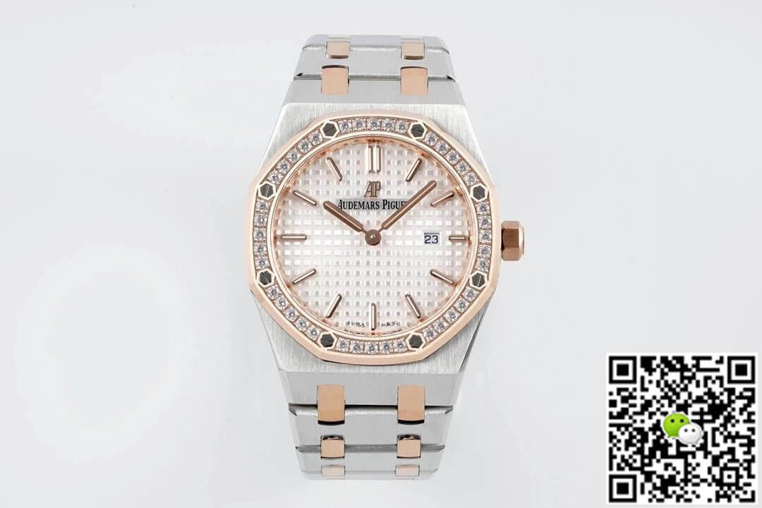 Audemars Piguet Royal Oak Quartz 33MM 67651SR.ZZ.1261SR.01 ZF Factory White Dial