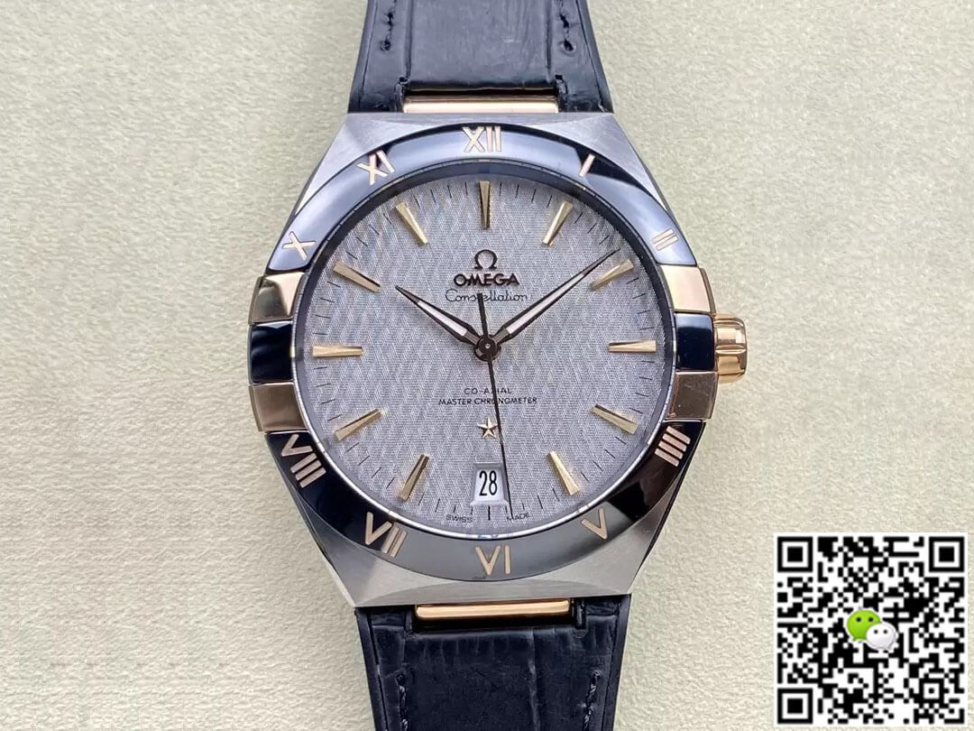 SBF Omega Constellation 131.23.41.21.06.001 VS Factory Leather Strap