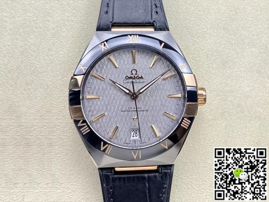 SBF Omega Constellation 131.23.41.21.06.001 VS Factory Leather Strap