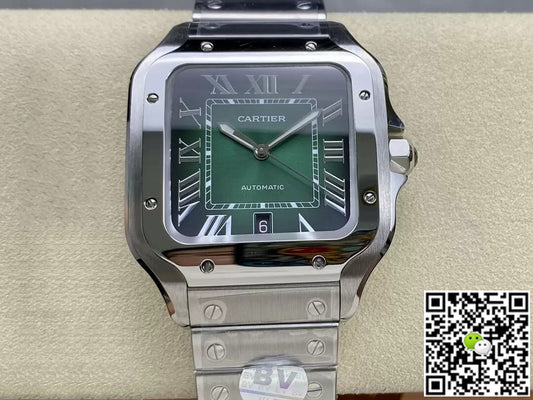 Cartier De Santos WSSA0062 BV Factory Green Dial