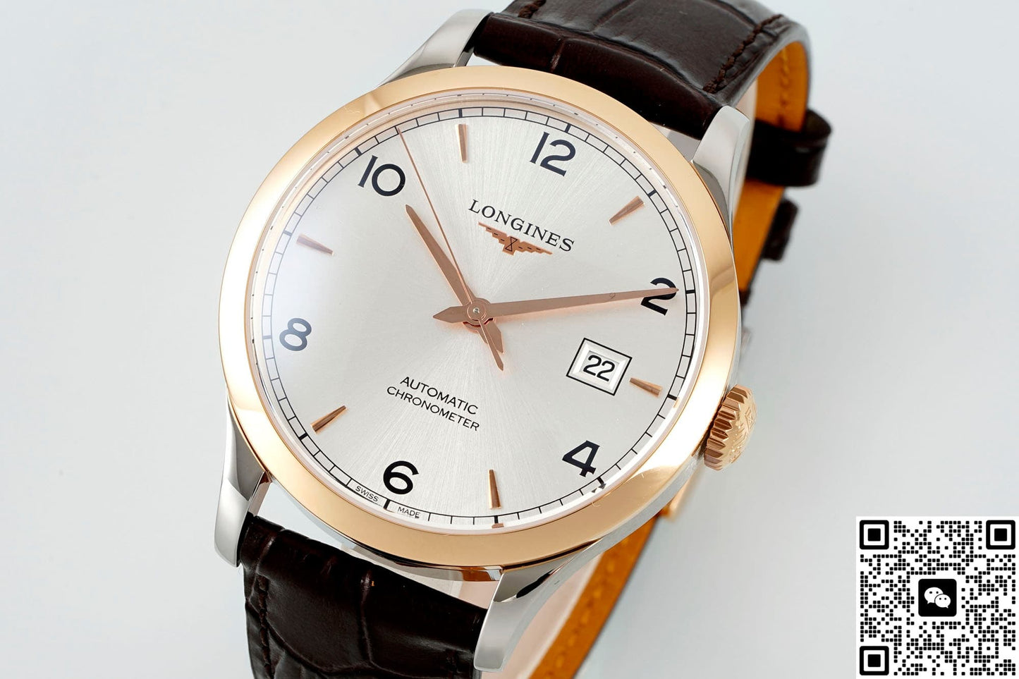 Longines Record Collection L2.821.5.76.2 AF Factory PVD Bezel