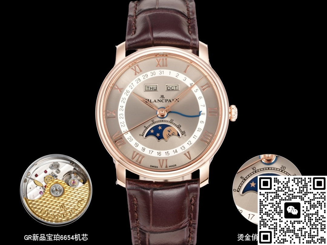 Blancpain Villeret 6654N-3646-55B GR Factory Week Display