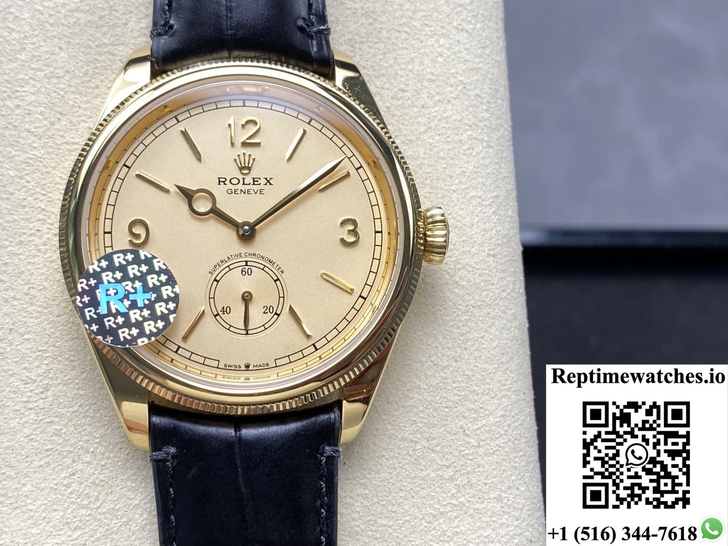 Rolex Perpetual 1908 m52508-0004 R+ factory leather strap