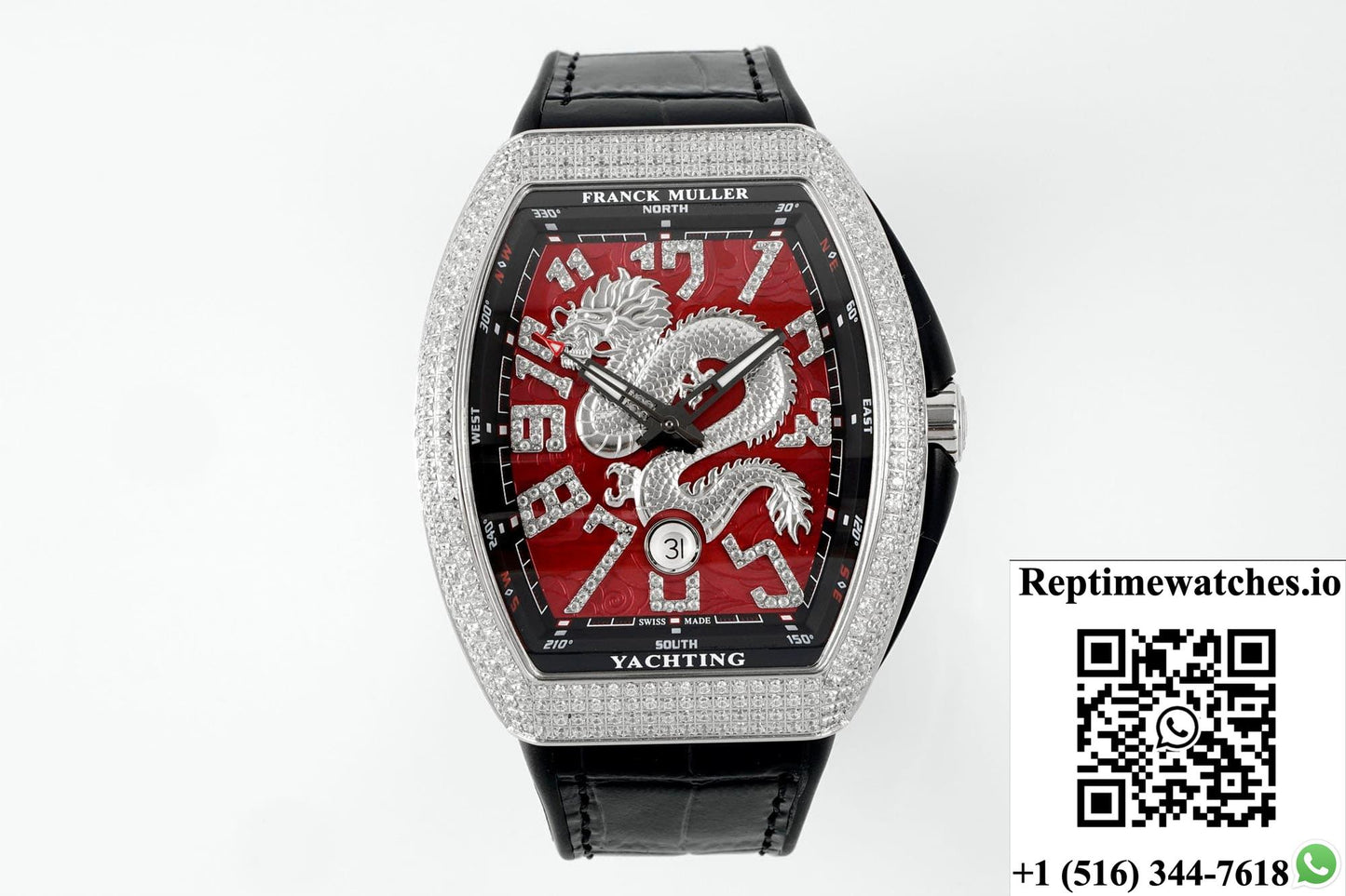 Franck Muller Vanguard ABF Factory Diamond-Set Hour Markers