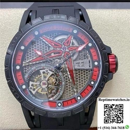 Roger Dubuis King Of Speed Rddbex0817 Bbr Factory Hollow Dial-Rep Time Watches