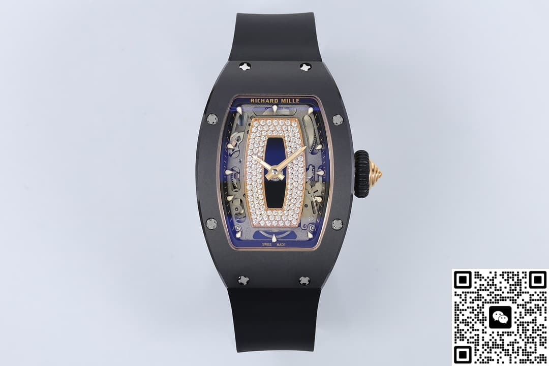 Richard Mille Ladies RM07-01 ZF Factory Black Rubber