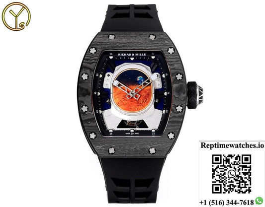 Richard Miller Men’s RM 52-05 YS Factory Rubber Strap