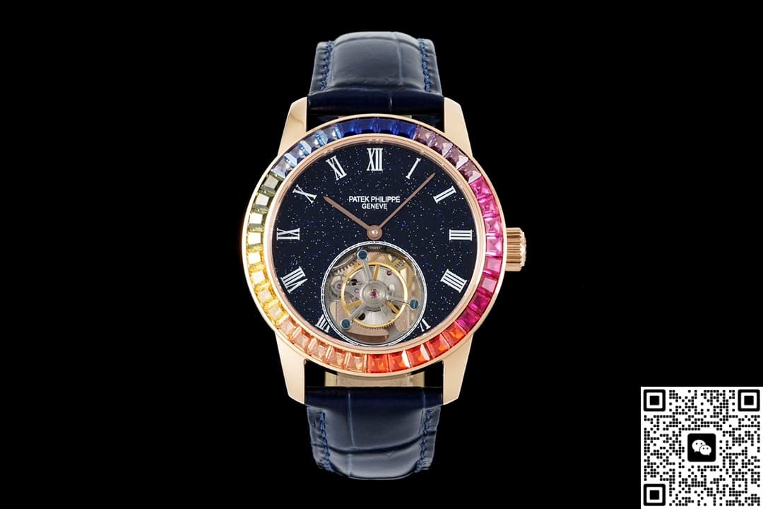 Patek Philippe Tourbillon RMS Factory Rainbow Bezel