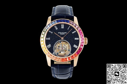 Patek Philippe Tourbillon RMS Factory Rainbow Bezel