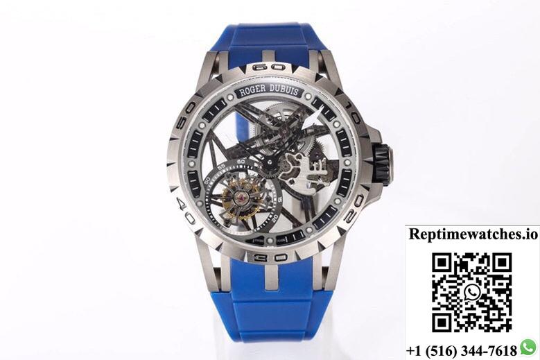 Roger Dubuis Excalibur RDDBEX0479 NEW Factory Tourbillon Titanium Case