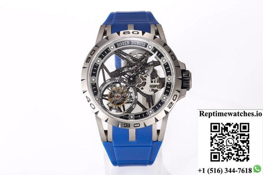 Roger Dubuis Excalibur RDDBEX0479 NEW Factory Tourbillon Titanium Case