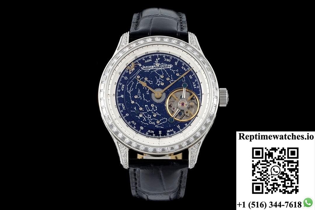 Jaeger-Lecoultre Master Rms Factory Tourbillon Diamond Bezel-Rep Time Watches