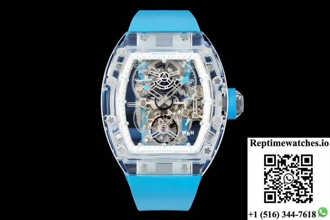 Richard Miller RM56-01 RM Factory Tourbillon Blue Strap