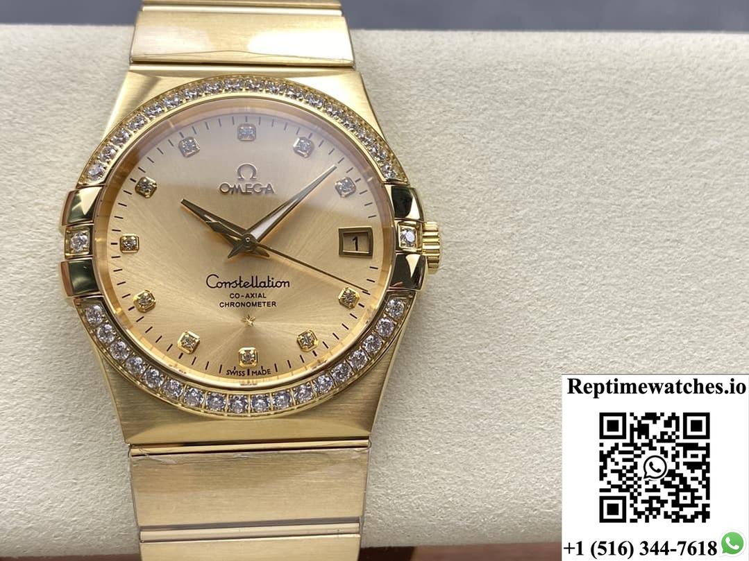 Omega Constellation 123.55.38.21.58.001 OM Factory Date Display