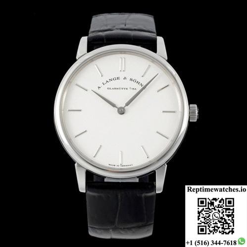 Lange Saxonia 201.027-Ls2013Am F8 Factory V3 White Dial-Rep Time Watches