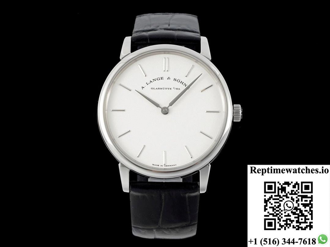Lange Saxonia 201.027-Ls2013Am F8 Factory V3 White Dial-Rep Time Watches