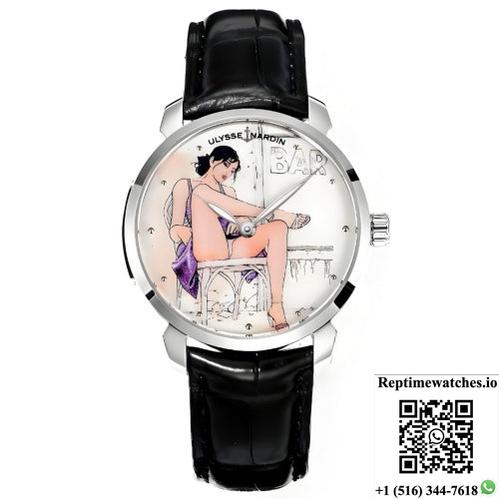 Ulysse Nardin Classico 3203-136Le-9C Fl Factory Stainless Steel Case-Rep Time Watches