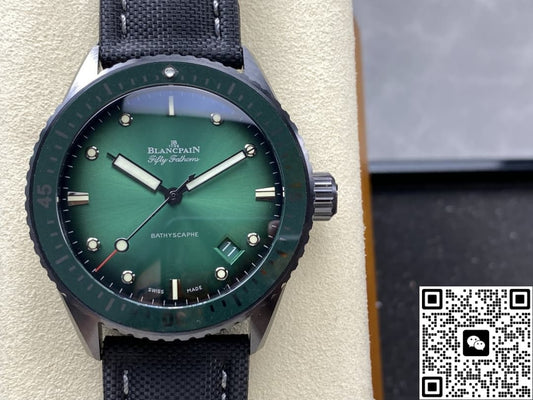 Blancpain Fifty Fathoms 5000-0153-B52A GF Factory Green Dial