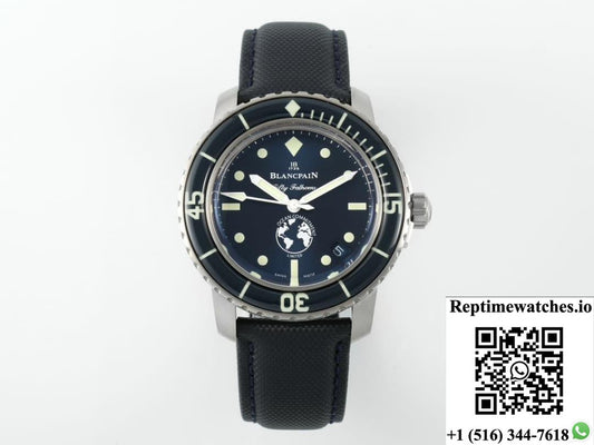 Blancpain Fifty Fathoms 5008-11B40-NAOA ZF Factory Blue Dial