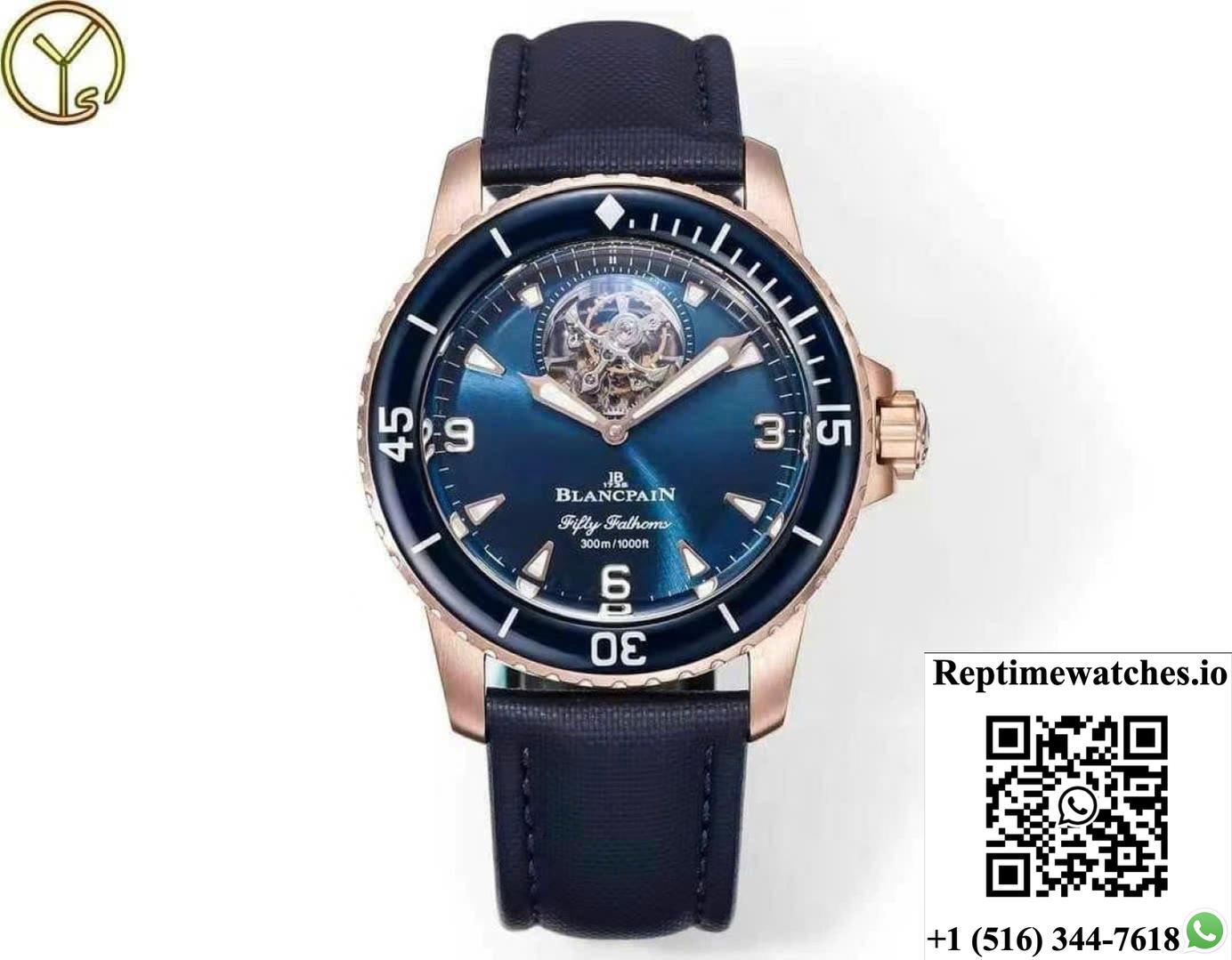 Blancpain Fifty Fathoms 5025-36B40-O52B YS Factory Tourbillon