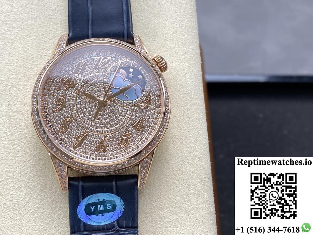 Vacheron Constantin Égérie 8006F-000R-B976 Yms Factory Moon Phase-Rep Time Watches