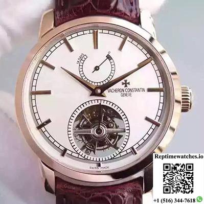 Vacheron Constantin Patrimony Traditionnelle 14-Day Tourbillon 89000 White Dial-Rep Time Watches