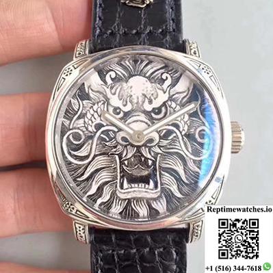 Panerai Radiomir Firenze Hand-Drawn Dragon Pattern Dial-Rep Time Watches