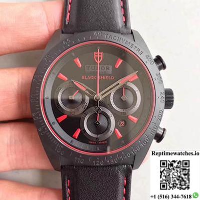 Tudor Fastrider Black Shield 42000Cr Zf Factory Black Dial-Rep Time Watches