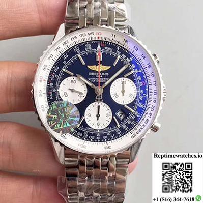 Breitling Navitimer 01 Ab012012/Bb01/447A Jf Factory Blue Dial-Rep Time Watches