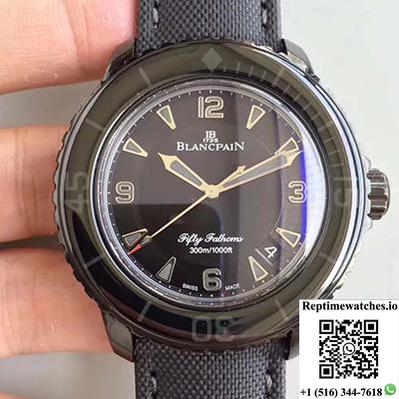 Blancpain Fifty Fathoms Dark Knight 5015-11C30-52A Zf Factory Black Dial-Rep Time Watches