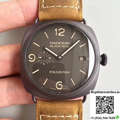 Panerai Radiomir Pam 505 Vs Factory Brown Dial-Rep Time Watches