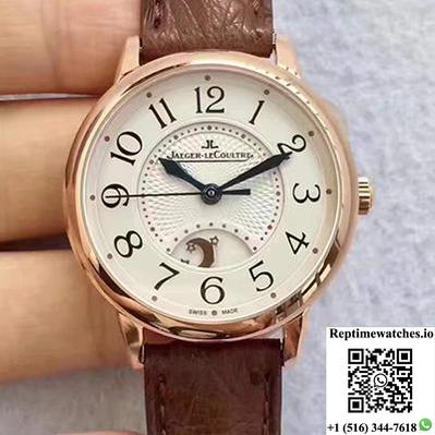 Jaeger-Lecoultre Ladies Rendez-Vous Night &Amp; Day Medium 3442420 White Dial-Rep Time Watches