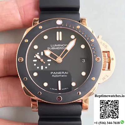 Panerai Luminor Submersible Pam684 Xf Factory Black Dial-Rep Time Watches