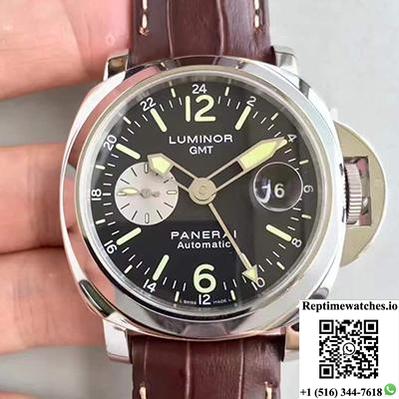 Panerai Luminor Gmt Pam088 Black Dial-Rep Time Watches