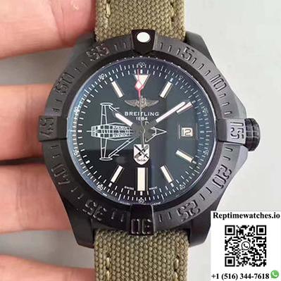 Breitling Avenger Ii Seawolf Boelcke M173316Y/Be72 Gf Factory Black Dial-Rep Time Watches