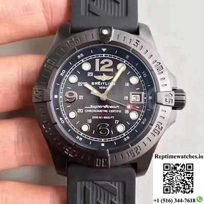 Breitling Superocean Steelfish A17390 Gf Factory Black Dial-Rep Time Watches