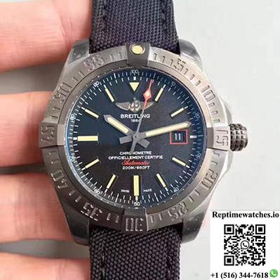 Breitling Avenger Blackbird 44 V1731110/Bd74/109W/M20Basa.1 Gf Factory Black Dial-Rep Time Watches