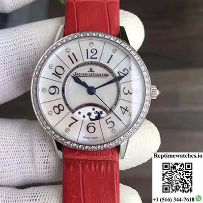 Jaeger-Lecoultre Dating Ladies White Dial-Rep Time Watches