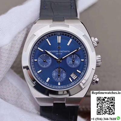 Vacheron Constantin Overseas Chronograph 5500V/110A-B148 8F Factory Blue Dial-Rep Time Watches