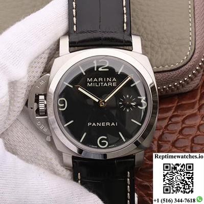 Panerai Luminor Marina Militare Pam 217 Xf Factory Black Dial-Rep Time Watches
