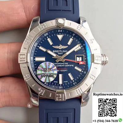 Breitling Avenger Ii Gmt A3239011/Bc35/170A Gf Factory Blue Dial-Rep Time Watches